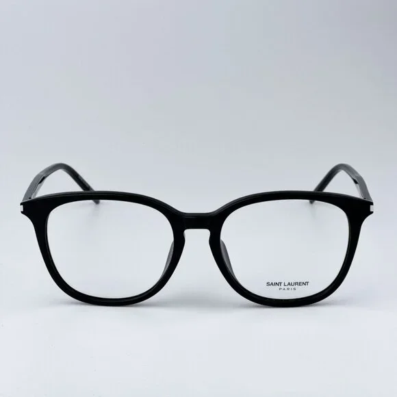 Saint Laurent SL724/F 001 BRAND NEW Eyeglasses Black Oval Women display picture 1